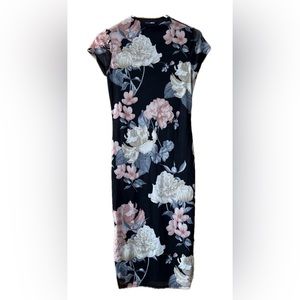 MIDI Mesh Floral dress
